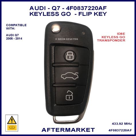 Audi Q To F Af Keyless Go Proximity Remote Key