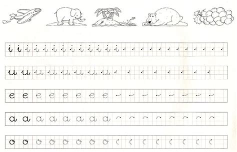 Las Vocales Fichas Para Trabajar En Infantil