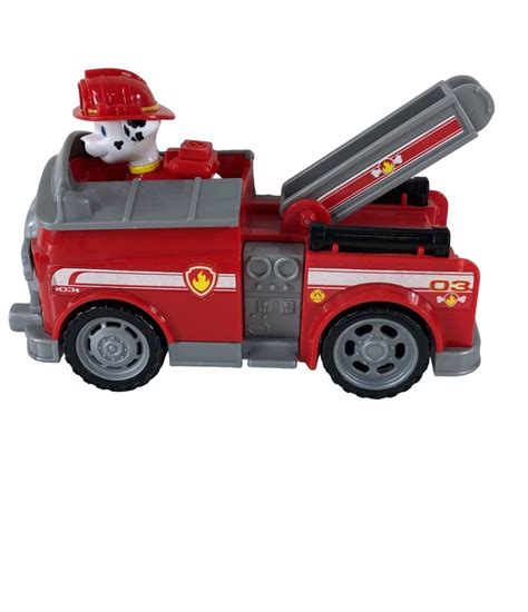 Paw Patrol Fire Engine With Marshall Toy