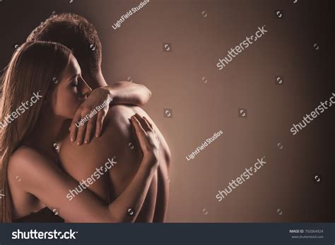 Sensual Nude Couple Embracing Closed Eyes Stock Photo Shutterstock