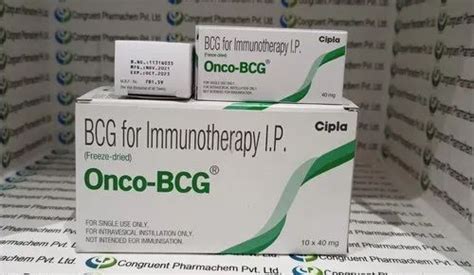 Bcg Onco 40 Mg Vaccine Cipla Ltd 1 At Rs 600 Pack In Ahmedabad ID