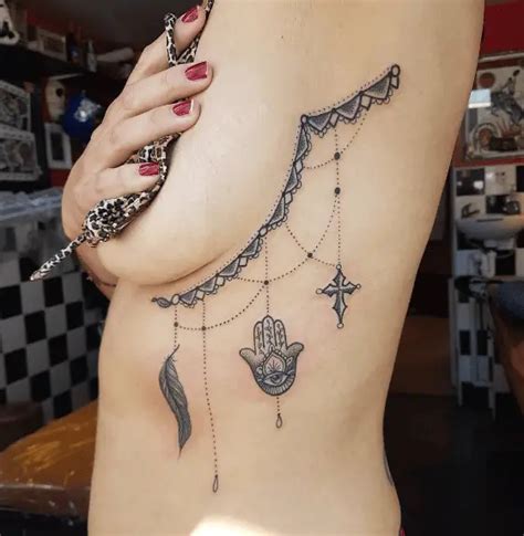 Side Boob Tattoo Ideas To Hug Your Curves