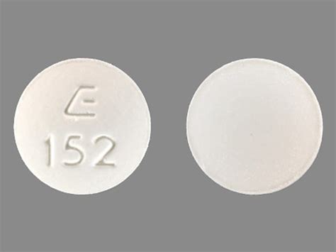 Pill Finder E 152 White Round