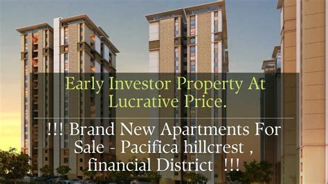 Brand New Bhk Flat For Sale At Pacifica Hillcrest Financial District