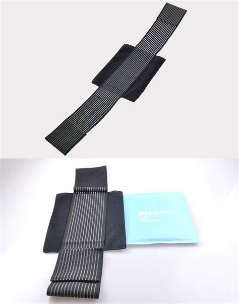 Flexible Gel Hot Cold Pack Wrap With Elastic Straps For Hot Cold Therapy Hot Cold Gel Pack