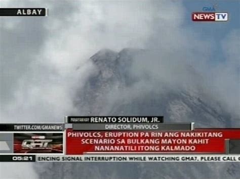 Phivolcs Eruption Pa Rin Ang Nakikitang Scenario Sa Bulkang Mayon