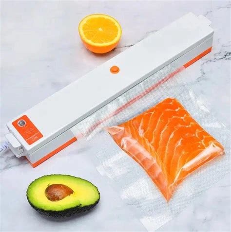 Бытовой ручной вакуумный упаковщик для продуктов + пакеты Freshpack Pro ...
