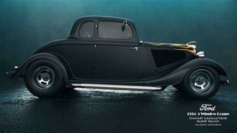 Ford Window Coupe Hot Rod On Behance