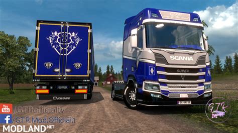 Combo Skin Scania R Next Gen Dlc Krone Standard Trailers ETS 2