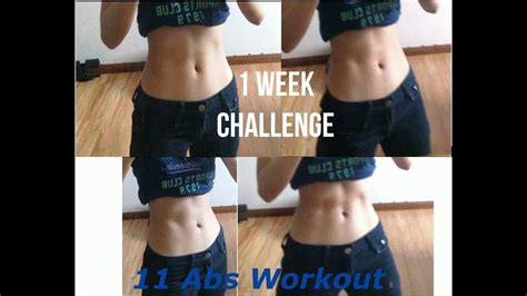 Line Abs Workout Week Challenge Youtube