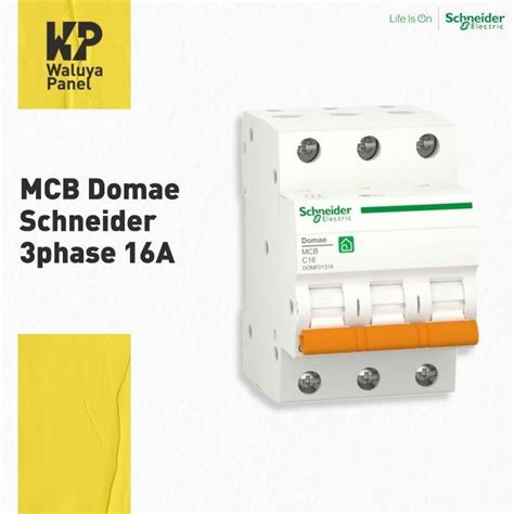 Sale MCB Domae Schneider 6KA 3P 6A 10A 16A 20A 25A 32 40A 50A 63A