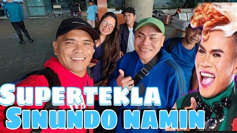 SUPERTEKLA SINUDO NAMIN SA AIRPORT AlexLibradaVlogs YouTube