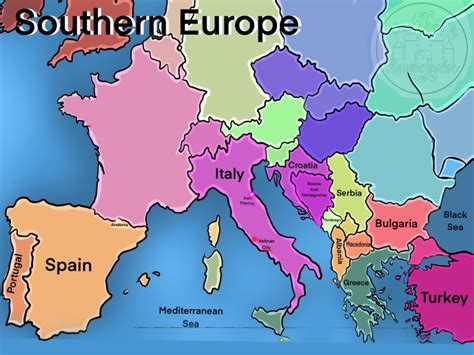 Southern Europe Map Once Upon A Homeschooler