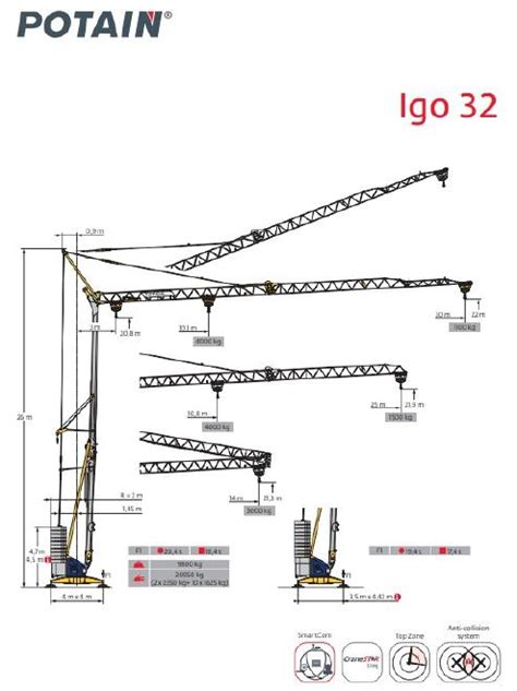 Potain IGO 32 Self erecting crane buy used in Baden Württemberg