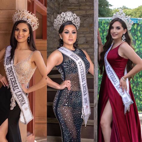 Our Last Three Local Titleholders Miss Universal Latina