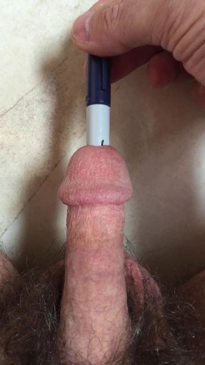 My First Sounding Using A Sharpie Pen Gay Amateur Porn Feat Richard Head Xhamster