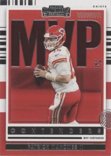 2021 Panini Contenders MVP Contenders MVP PMA Patrick Mahomes II For