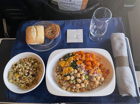 Harvest Grain Bowl In United Airlines First Class Live And Let S Fly