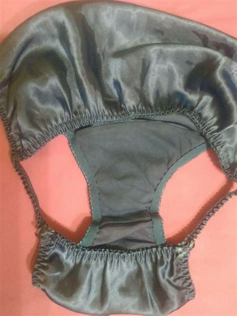 Vtg Delicates Satin String Bikini Panties Size Large
