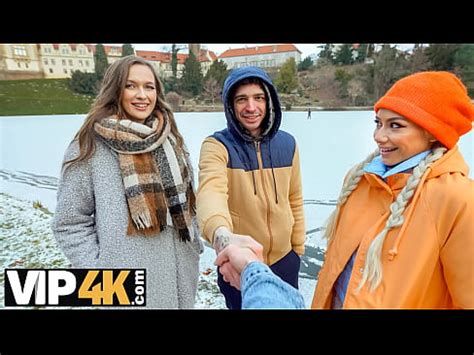 SWAP4K A Sunday Walk Ended Up As Having A Hot Girl With In Our Bed It Was Her First Threesome