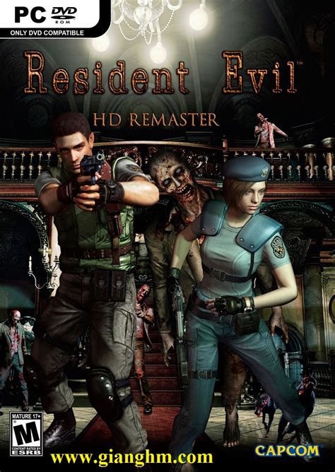 Resident Evil 1 HD Remaster cover ⋆ gianghm