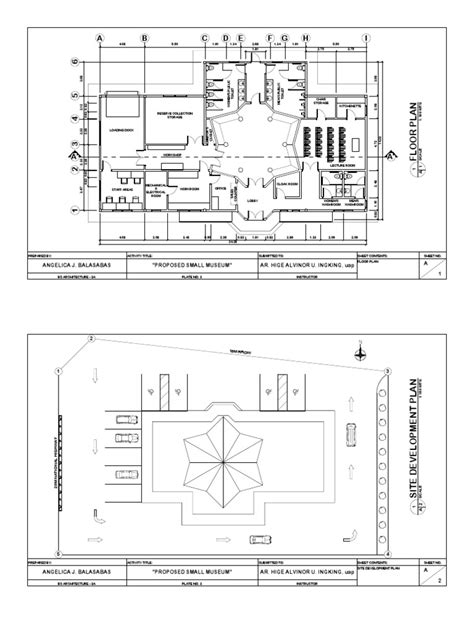 Small Museum Plan Pdf Window Framing Construction