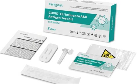 Fanttest 3 In 1 Combo RAT Test Influenza Flu A B And COVID 19 Rapid