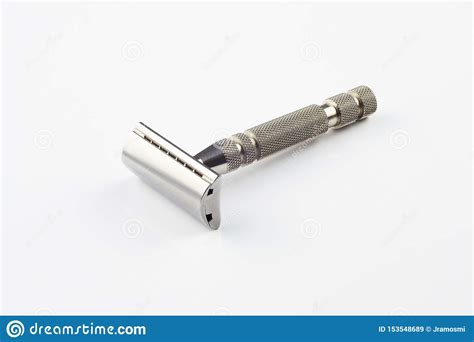 classic safety razor stock image image  barber shaving