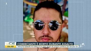 Bom Dia Cear Homem Morre Depois De Ser Baleado Dentro Do Pr Prio