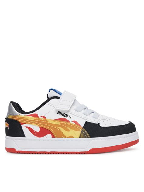 Puma Sneakersy Caven 2 0 Hot Wheels AC PS 401404 01 Biały Modivo pl
