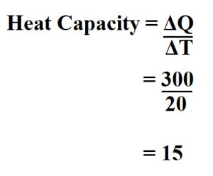 How To Calculate Heat Capacity