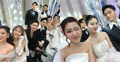 Thuý Ngân xả ảnh đôi hot Vbiz Vợ chồng Midu tình tứ Hoa hậu và chồng sắp cưới hơn tuổi