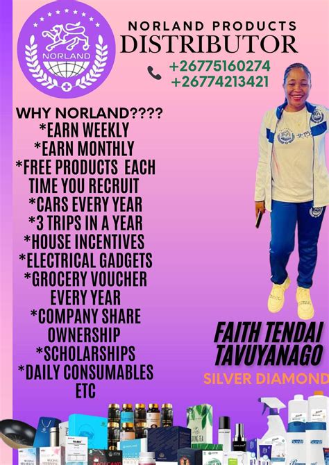 Norland products... - Norland products with Tendai-Gaborone