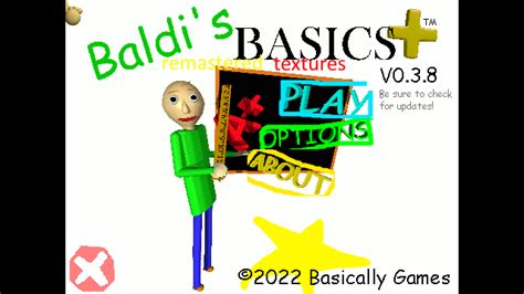 Baldi S Basics Plus Remastered Textures By Nelson The Bb Mods Player