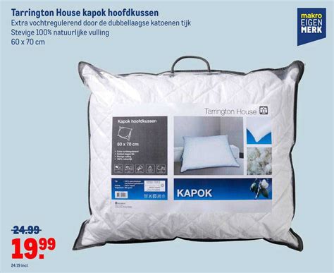 Tarrington House Kapok Hoofdkussen Aanbieding Bij Makro 1Folders Nl