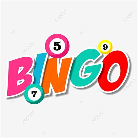 Diseño De Estilo Plano De Banner De Letras De Bola De Bingo PNG