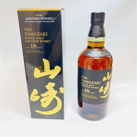 Suntory サントリーシングルモルトウイスキー 山崎18年 700ml 43の買取実績 買取専門店さすがや