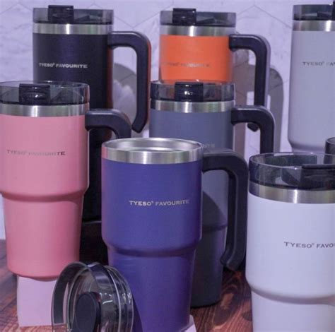 Ml Ml Tyeso Double Wall Hot Cold Large Capacity Insulated Vacuum Flask Tumbler Portable