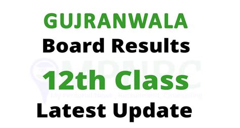 12th Class Result 2024 BISE Gujranwala Check Now