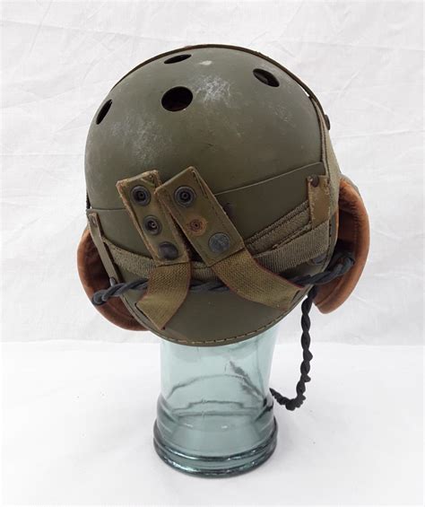 Rare And Unissued Complete Set Of Rawlings Ww2 M1938 Usa Tankers Helmet