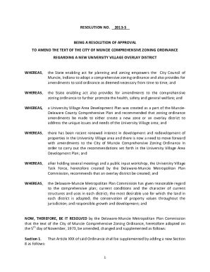 Fillable Online City Of Muncie Comprehensive Zoning Ordinance Fax Email