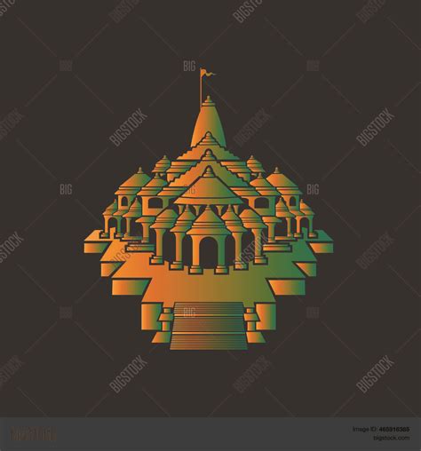 Lord Shri Ram Mandir Vector & Photo (Free Trial) | Bigstock