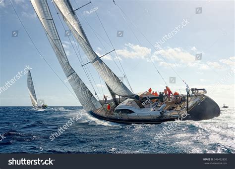 Sailing Yacht Race Yachting Sailing Stock Photo 346452830 Shutterstock