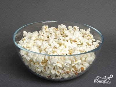 Попкорн в микроволновке - пошаговый рецепт с фото на Повар.ру