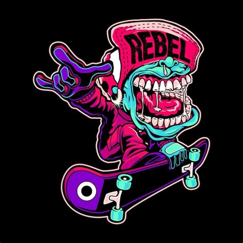 Skateboard Cartoon Characters