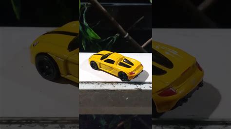 Hotwheels Hw Exotics Porsche Carrera Gt Glossy Yellow Custom