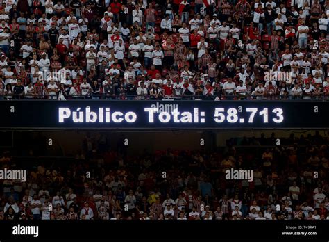 SÃO PAULO SP 14 04 2019 SÃO PAULO FC X CORINTIOS y los ingresos