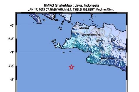 Caritau Gempa Guncang Sukabumi Getaran Terasa Hingga Pandeglang