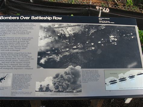 Bombers Over Battleship Row Pearl Harbor Historic Sites Flickr