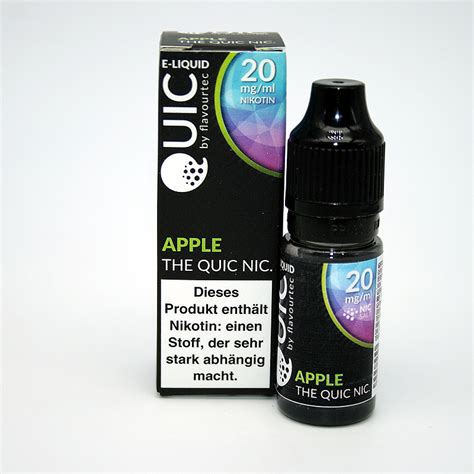 ELiquid Quic Nic Salt Apple 20mg Nikotin Online Kaufen